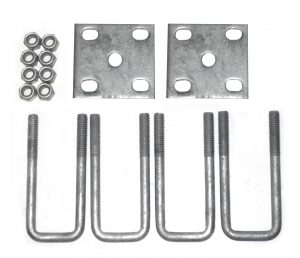 Square Single Axle U Bolt Kit-0