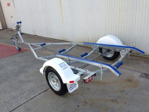 14ft skid boat trailer