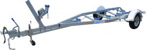 Single Axle Braked Skid Boat Trailer-225