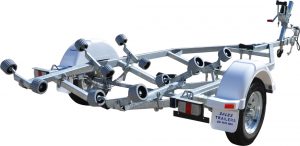 Single Axle Multi Roller Boat Trailer (Non braked)-0