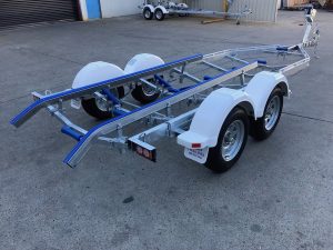 20FT Tandem Axle Poly Skid Trailer