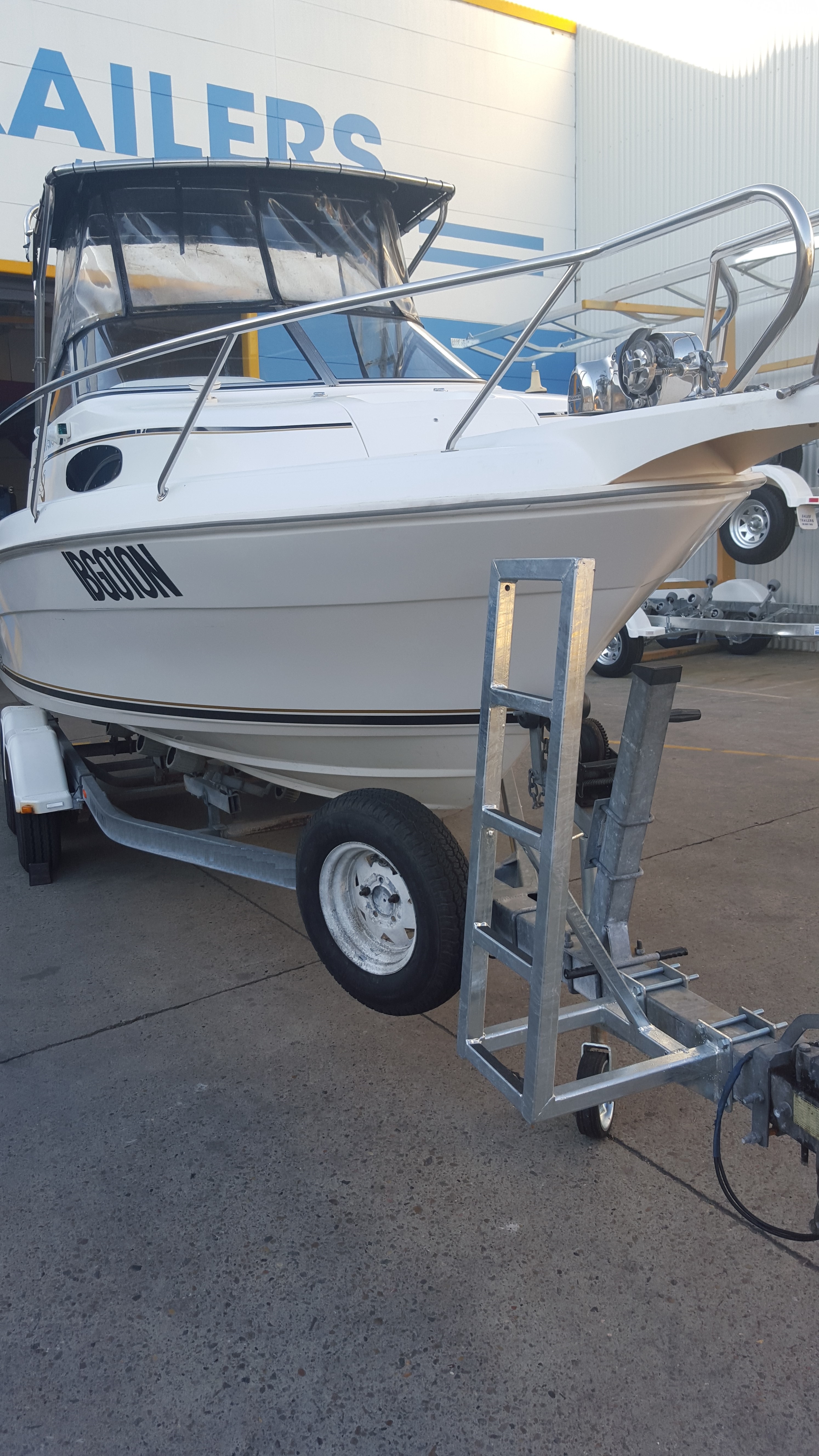 Boat Trailer Ladder