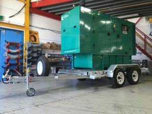 Power Plant Tandem Trailer