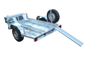 Galvanised Bike Trailers with jerry can holders