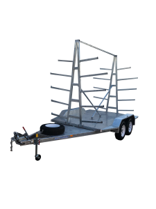Multi Canoe Trailers Galvanised with spare wheel
