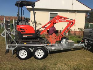 Backhoe Plant trailers