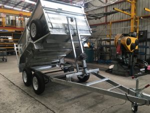 Tandem Galvanised Tipper Trailer Deep