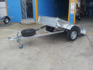 Single Axle Hand Tipper Trailer