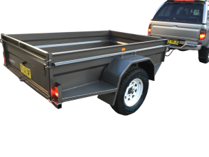 offroad painted box trailer