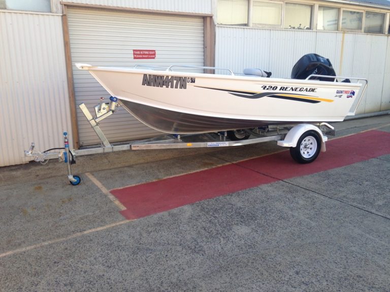 Quintrex 420 trailers 01 » Sales Trailers Sydney