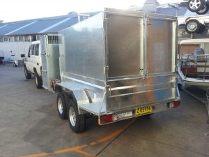 Tipper and Box Trailer