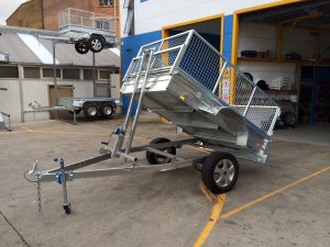 Single Axle Tipper Trailer