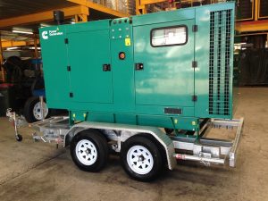 Power plant trailers