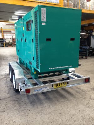 Power generator trailers