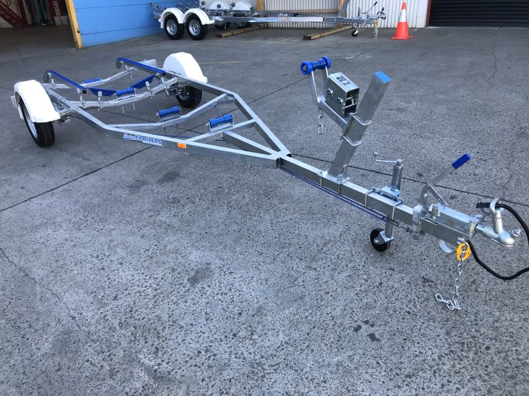 Single Axle Braked Skid Boat Trailer Medium Sales Trailers Sydney
